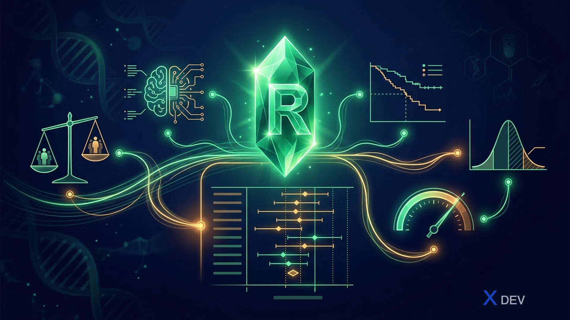 HADES Analytics: PLE, PLP, Characterization với R cho RWE