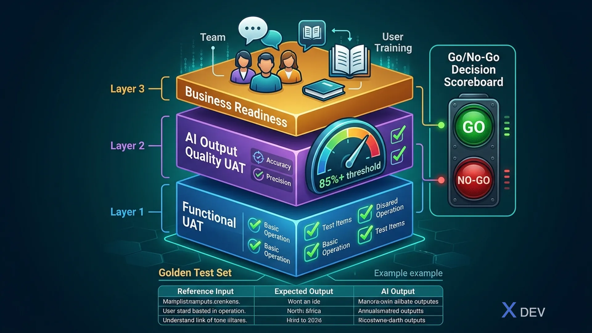 UAT & Business Readiness cho AI Feature: Từ test plan đến go/no-go decision