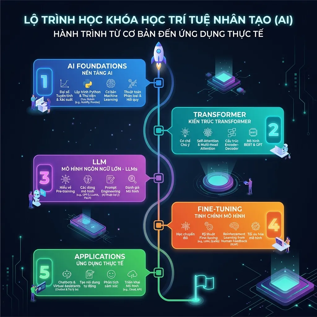 Lộ trình học tập từ Nền tảng đến Ứng dụng thực tế