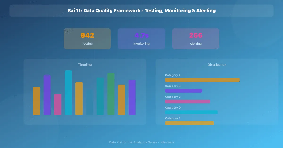 Bài 11: Data Quality Framework - Testing, Monitoring & Alerting