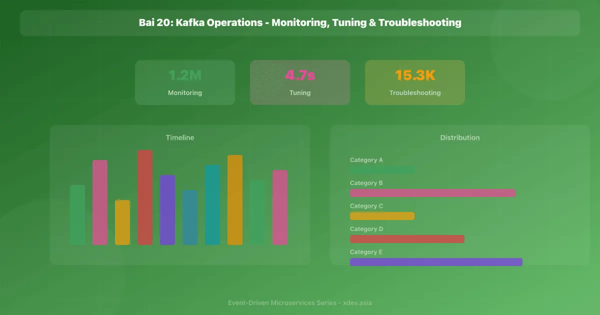 Bài 20: Kafka Operations - Monitoring, Tuning & Troubleshooting