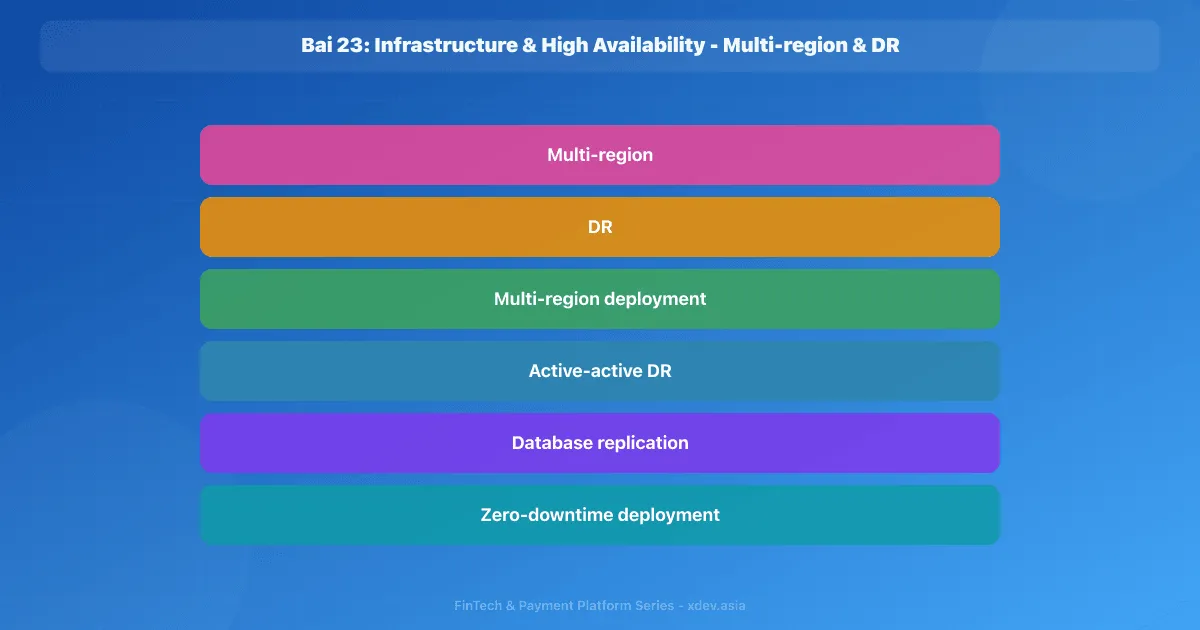 Bài 23: Infrastructure & High Availability - Multi-region & DR