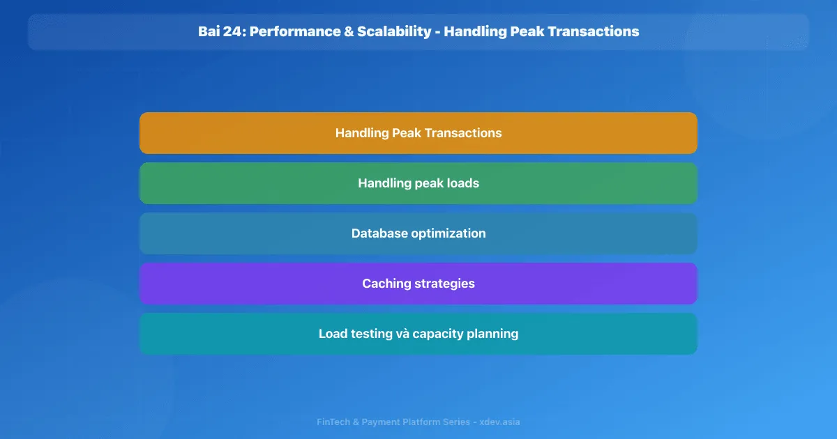 Bài 24: Performance & Scalability - Handling Peak Transactions