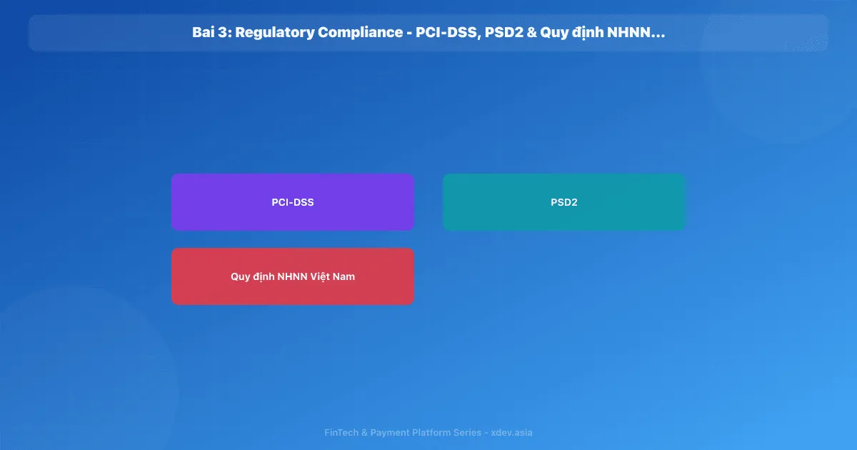 Bài 3: Regulatory Compliance - PCI-DSS, PSD2 & Quy định NHNN Việt Nam
