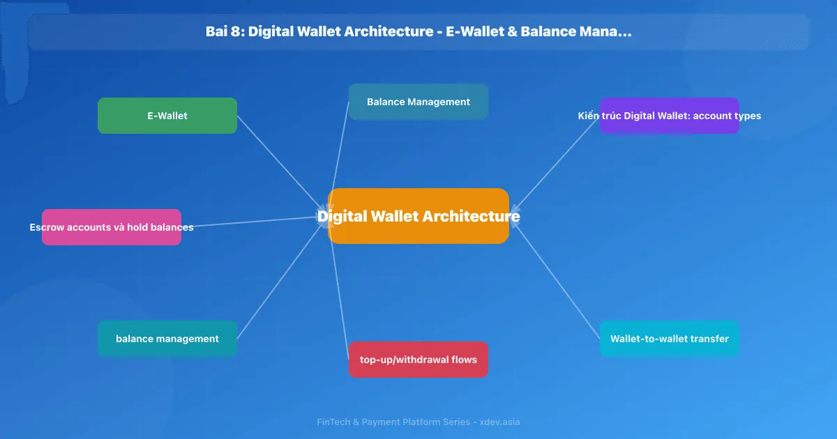 Bài 8: Digital Wallet Architecture - E-Wallet & Balance Management
