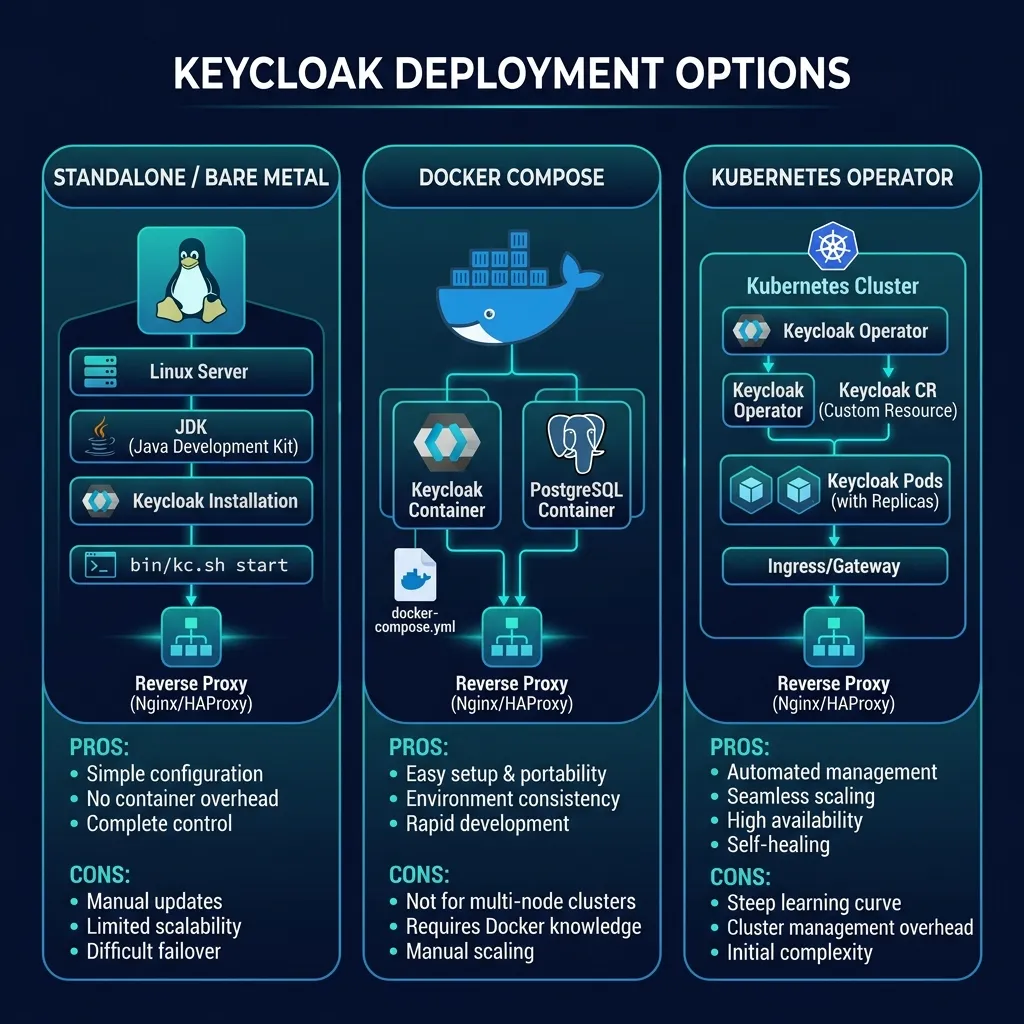 Keycloak Deployment Options