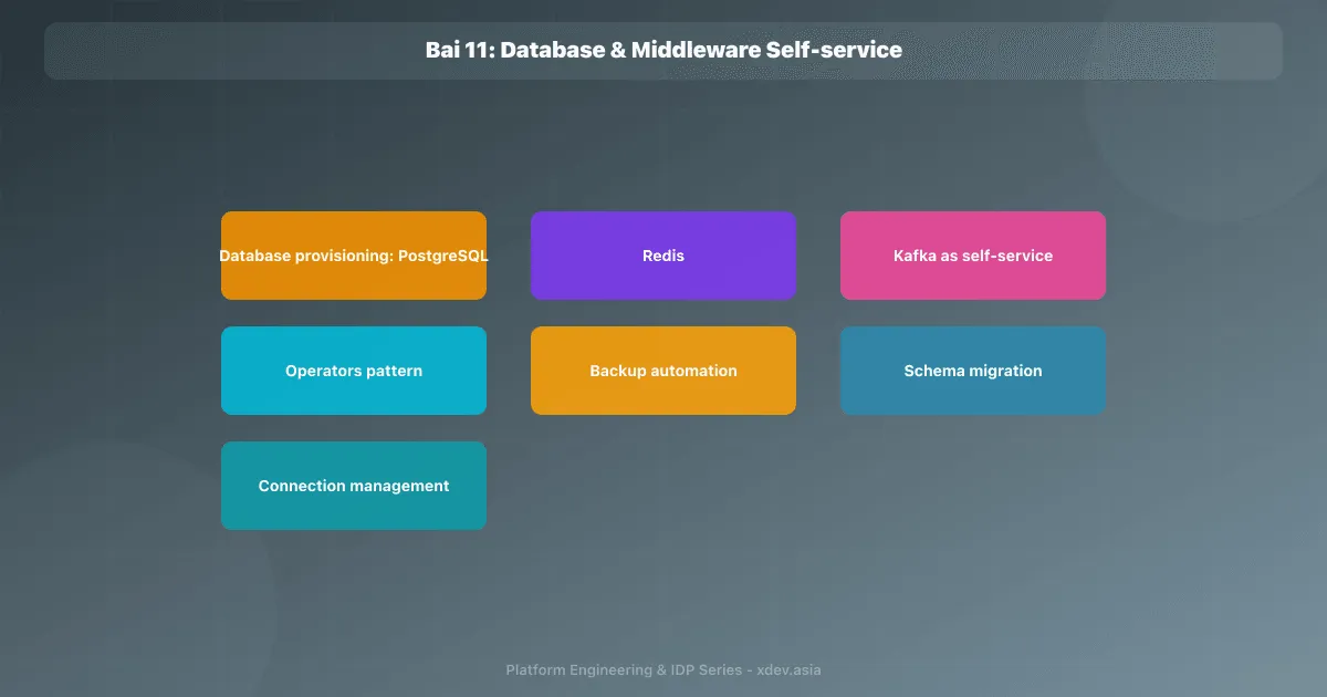 Bài 11: Database & Middleware Self-service