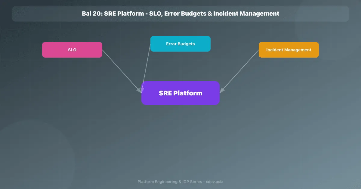 Bài 20: SRE Platform - SLO, Error Budgets & Incident Management