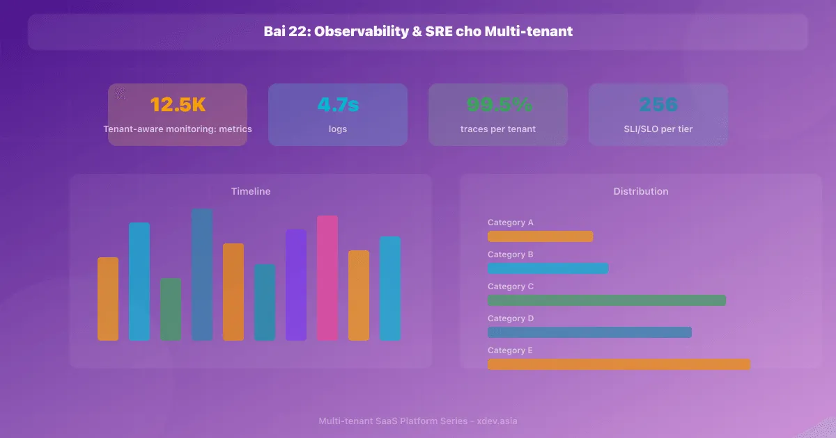 Bài 22: Observability & SRE cho Multi-tenant