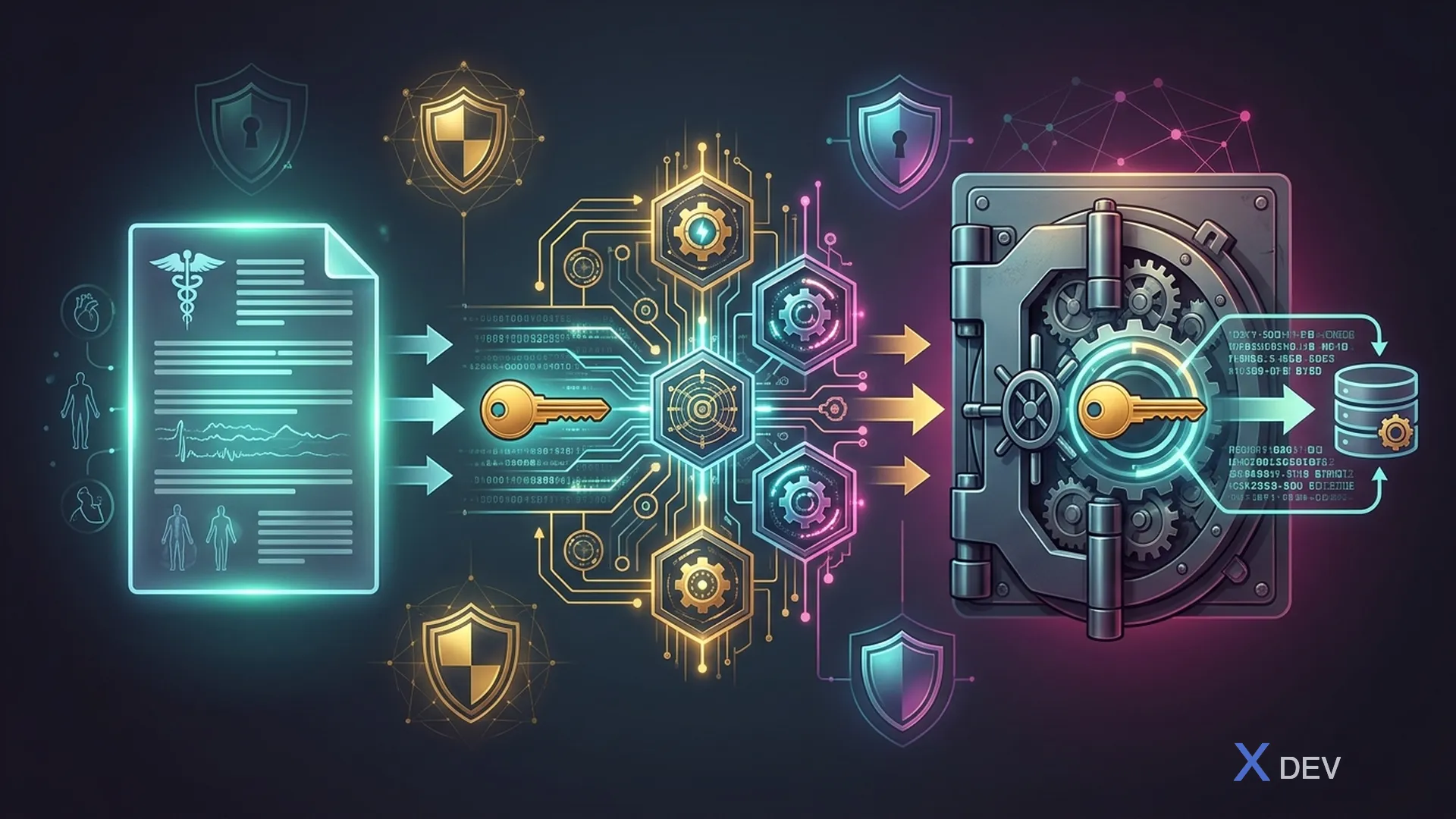 Envelope Encryption Pattern — DEK + KEK với Vault Transit