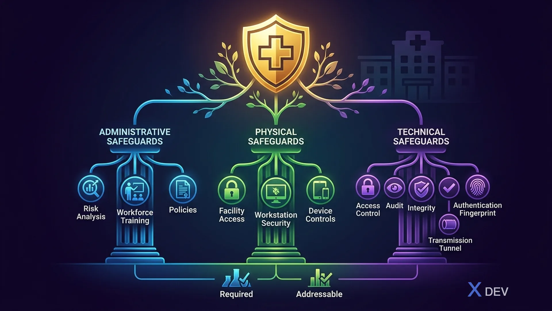 HIPAA Security Rule — Administrative, Physical, Technical Safeguards