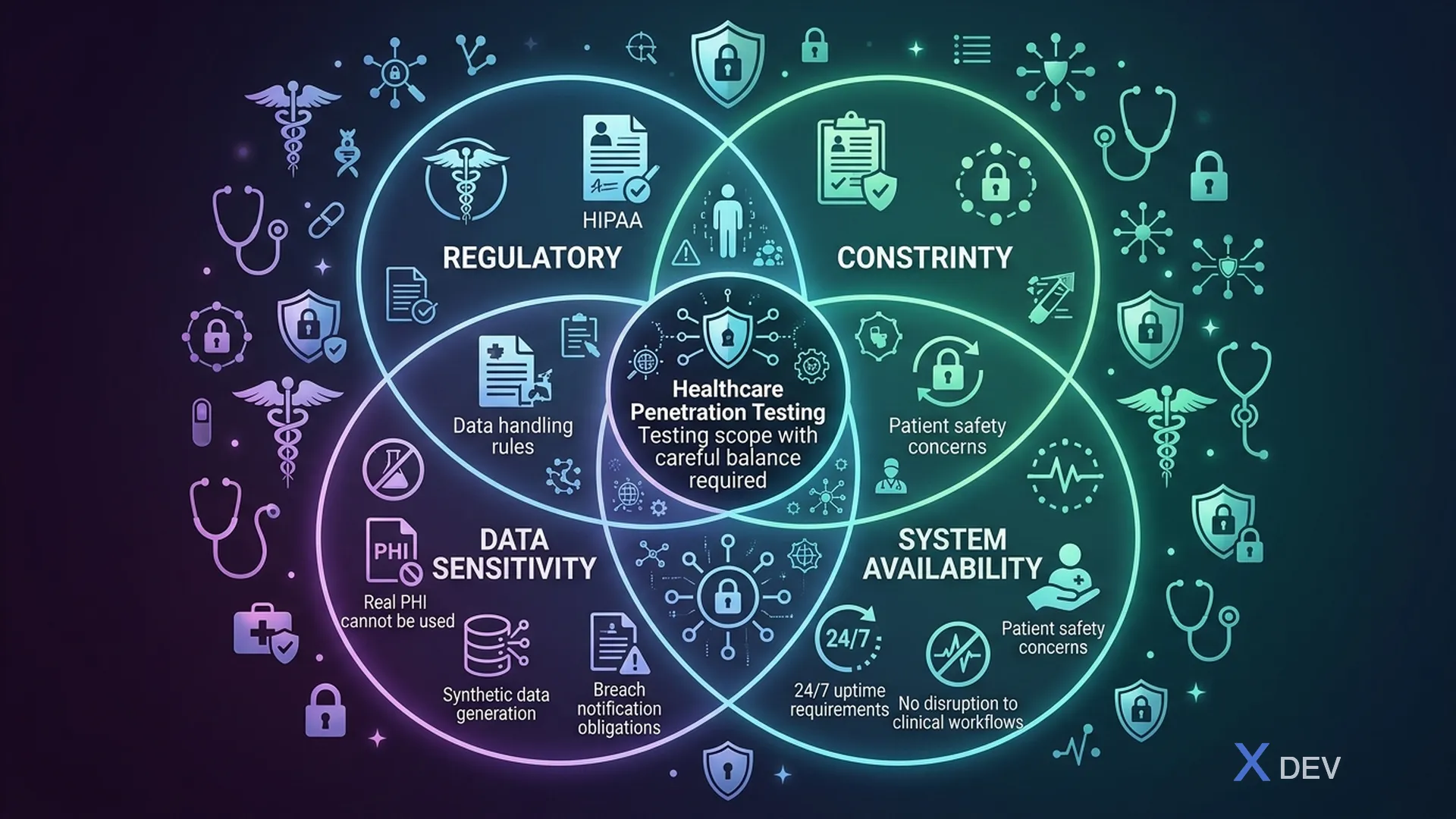 Healthcare Security Testing — Unique Challenges: Regulatory, Data Sensitivity, System Availability