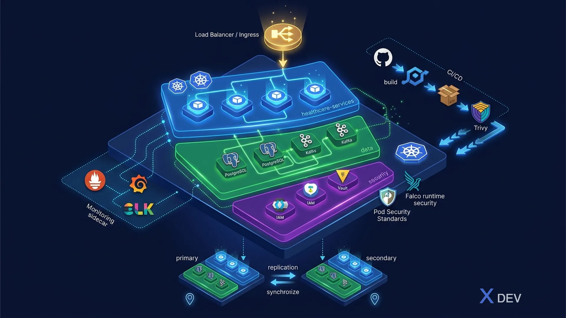 Production Deployment — Healthcare Platform trên Kubernetes với HIPAA Compliance