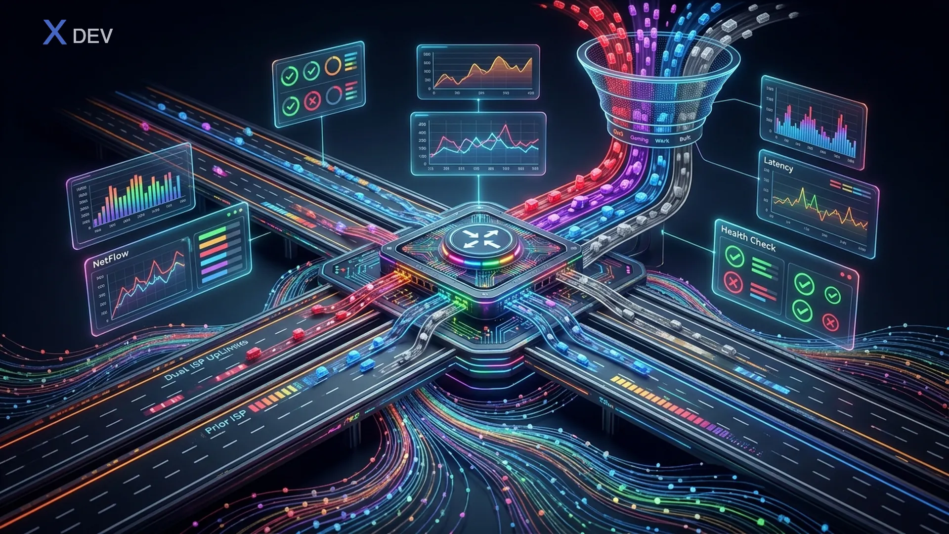 WAN Load Balancing, QoS và Monitoring
